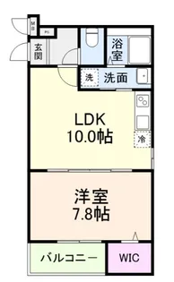 グランメゾンゆずり葉II番館【2階】の間取り