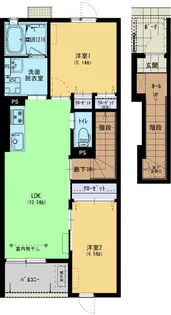 インテル林【2階】の間取り