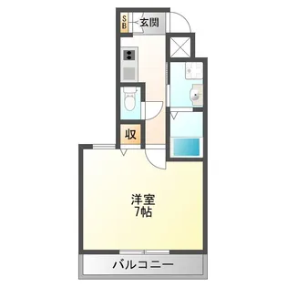大阪府大阪市淀川区新北野3【マンション】の間取り