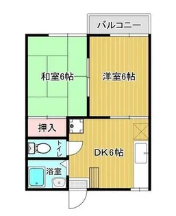 埼玉県朝霞市朝志ケ丘3【アパート】の間取り