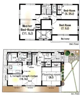 埼玉県草加市西町【一戸建】の間取り