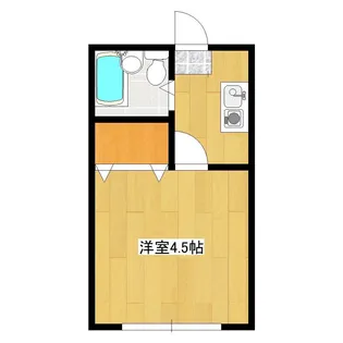 ニューハイツ沼本【1階】の間取り