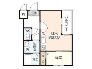 皆賀の杜レジデンス 北館【2階】の間取り