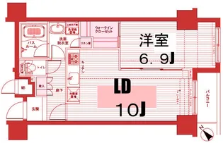 フェニックス新横濱参番館【6階】の間取り