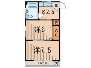 第二広幸ハウス【3階】の間取り