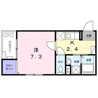 ノ・メール マサキ【2階】の間取り