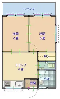 吉祥【3階】の間取り