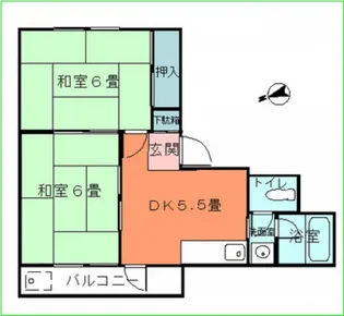 横田ビル【3階】の間取り