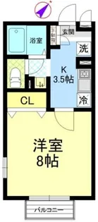 ウィンブルーム高尾【1階】の間取り