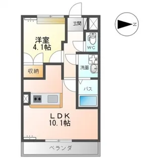フォレスト・ヴィラ【1階】の間取り