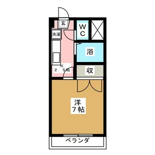 レジデンスK【4階】の間取り