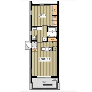 てんでこ荘【1階】の間取り