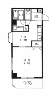 グレイス第8マンション【5階】の間取り