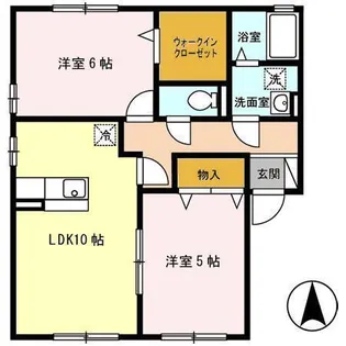 エスペランサ【2階】の間取り