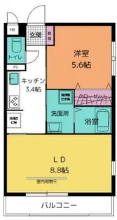LAVIE長嶺【3階】の間取り