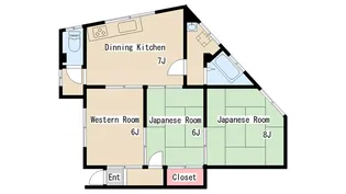 シティハウス【3階】の間取り