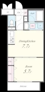 ハイムモコ【1階】の間取り