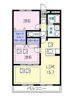 ルネスブランシェ【3階】の間取り