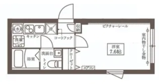 COCOCUBE中延【2階】の間取り