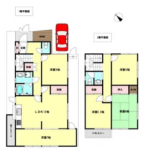 兵庫県三木市別所町小林【一戸建】の間取り