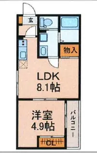 仮称)花見川区検見川町2丁目【1階】の間取り