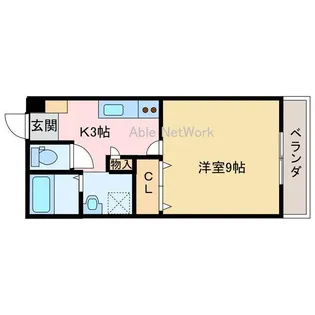 グランメゾントレビ【3階】の間取り