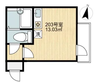 東京都荒川区東日暮里6【アパート】の間取り