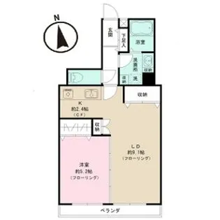 ダイアパレス浅間町【6階】の間取り