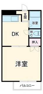 ハイツメモリー【1階】の間取り