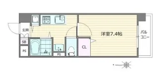 ヴィクトアール吉野【2階】の間取り