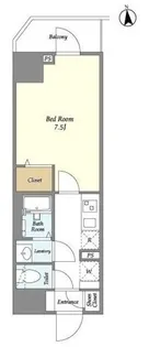 グランカーサ王子【8階】の間取り