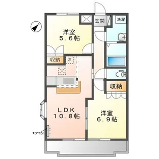 フォールバレー【1階】の間取り