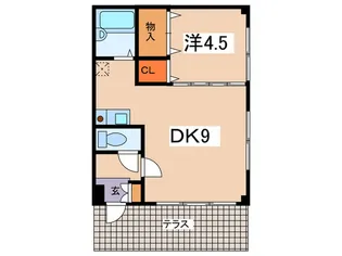 めぞんあいび-【1階】の間取り