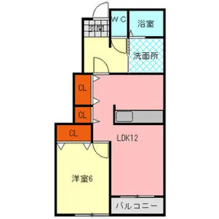 パルテールII【1階】の間取り