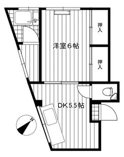 竹中ビル【3階】の間取り