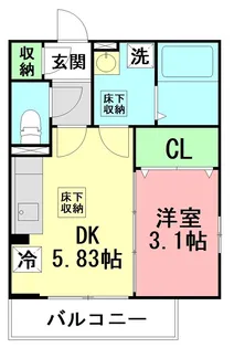 Bloom本郷台【1階】の間取り