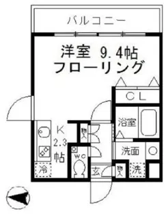 Gainesville2号【3階】の間取り