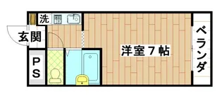 シティパーク菱屋西【2階】の間取り