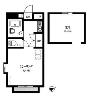 国立ファニー【1階】の間取り