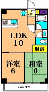 シャトレピース【3階】の間取り