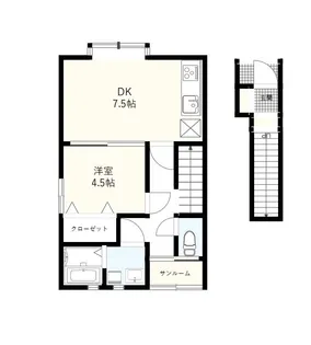 グリーンヒルズ丸山【2階】の間取り