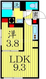 CASA GRAZIE 池袋【2階】の間取り