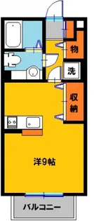 シェル駒生 C【1階】の間取り