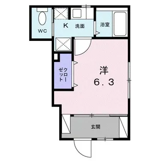 サンダーソニア【1階】の間取り