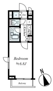 ルーブル蒲田南弐番館【3階】の間取り