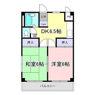 ロイヤルレジデンス清水公園【1階】の間取り