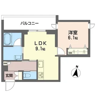 通町グランデ【2階】の間取り