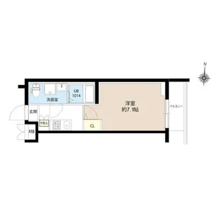 エスタート亀有【1階】の間取り