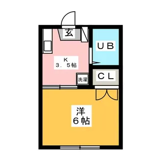 目白台フラット【2階】の間取り