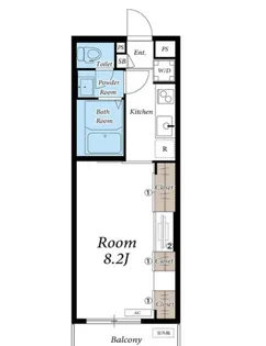 リブリ・クレスト本厚木【1階】の間取り